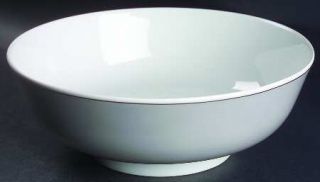 Easterling Majestic 8 Round Vegetable Bowl, Fine China Dinnerware   Light Gray