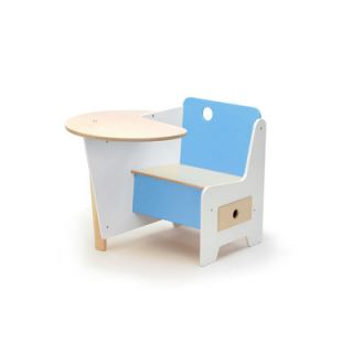 Offi Mini Drawer 21 Wood Desk CKT4R Color Blue