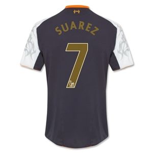 Warrior Liverpool 12/13 Luis Suarez Third Soccer Jersey