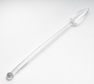 Rosseto Serving Solutions 6 1/2 Disposable Mini Spoon   Clear
