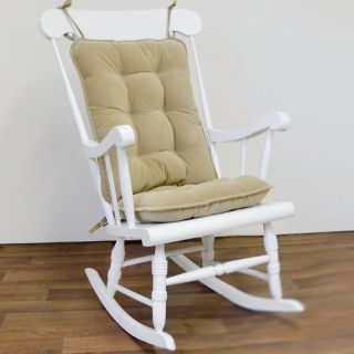 Greendale Home Fashions Standard Rocking Chair Cushion Set   Microfiber