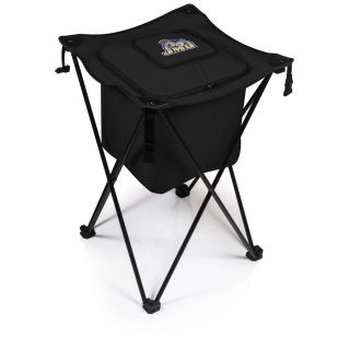 Picnic Time James Madison University Dukes Sidekick Cooler (BlackMaterials Polyester; PVC liner and drainage spout; steel frameQuantity One (1)Opened Dimensions 18.5 inches long x 18.5 inches wide x 27.8 inches highClosed Dimensions 8 inches long x 8 