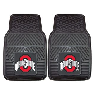 Fanmats Ohio State 2 piece Vinyl Car Mats (100 percent vinylDimensions 27 inches high x 18 inches wideType of car Universal)