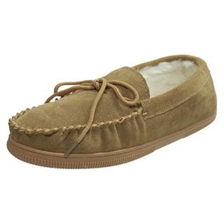 Mens Bosto Faux Suede Slippers Hickory 12
