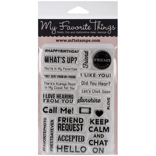 My Favorite Things Laina Lamb Designs Stamps 4x6 Sheet friend Request