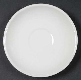 Johnson Brothers Colonial Saucer, Fine China Dinnerware   All White, Rim Shape