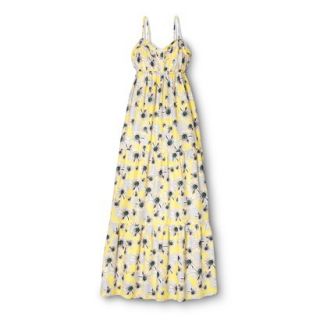 Mossimo Supply Co. Juniors Tiered Maxi Dress   Yellow Sunflower XXL(19)