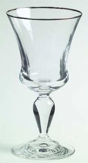 Mikasa Wilshire Gold Wine Glass   Clear,Gold Trim,Optic Bowl