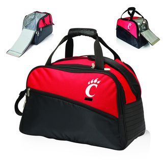Picnic Time University Of Cincinnati Tundra Duffel (Red and blackMaterials Polyester, PVC linerIncludes One (1) duffelFolded 10 inches long x 2.3 inches wide x 15.3 inches highOpen 20 inches long x 9.3 inches wide x 13.5 inches high )