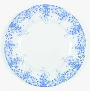Royal Albert Dainty Blue Dinner Plate, Fine China Dinnerware   Blue Flowers & Tr