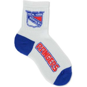 New York Rangers For Bare Feet Ankle White 501 Med Sock