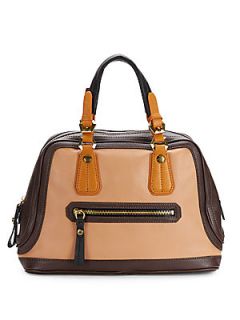 Kendal Leather Satchel   Nude