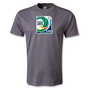 FIFA Confederations Cup 2013 Emblem T Shirt (Dark Gray)