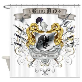  Royal Crest King Dad Shower Curtain  Use code FREECART at Checkout