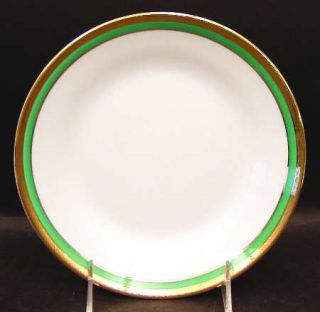 Richard Ginori Palermo Green Salad Plate, Fine China Dinnerware   Impero,1/4Gre