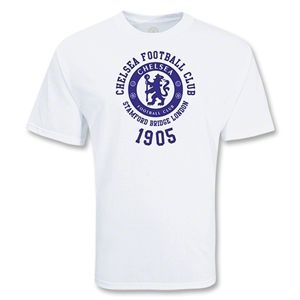 Euro 2012   Chelsea College Style Crest T Shirt (White)
