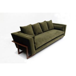 ARTLESS LRG Sofa A LRG S F 2 / A LRG S G 2 Color Forest Green Aged Velvet
