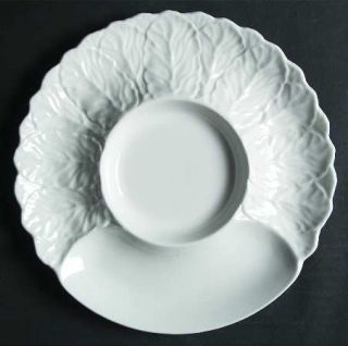 Coalport Countryware Artichoke Plate, Fine China Dinnerware   All White, No Trim