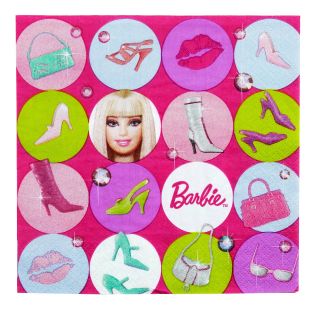 Barbie All Dolld Up Lunch Napkins
