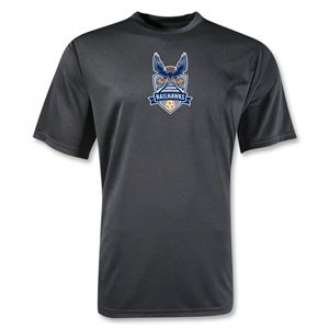 hidden Carolina Railhawks Moisture Wicking Poly T Shirt (Black)