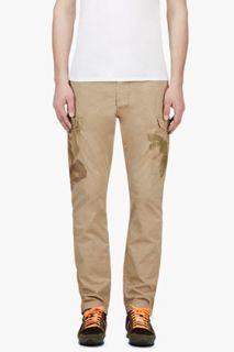 Diesel Khaki Airbrushed Camo P_folke Cargos