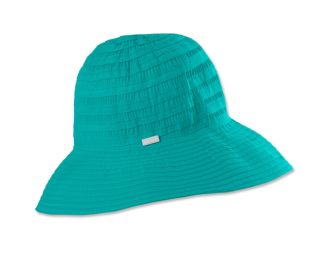 Classic Ribbon Sun Hat, Turquoise