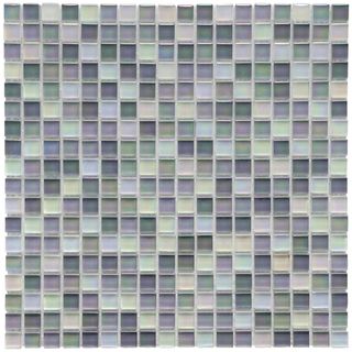 Somertile 12x12 in Reflections Mini 5/8 in Harmony Glass Mosaic Tile (pack Of 10)