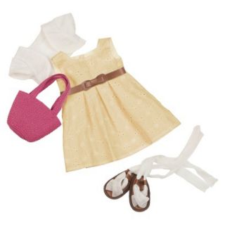 Our Generation Deluxe Eyelet Dress Outfit
