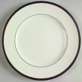 Noritake Sorrento Platinum Dinner Plate, Fine China Dinnerware   Etched Platinum