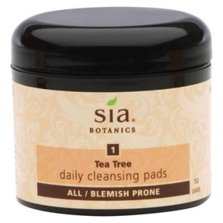 Sia Botanics Daily Cleansing Pads   Tea Tree (50 Count)