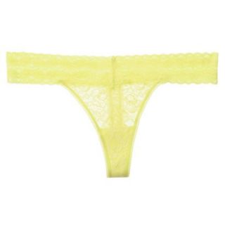 Gilligan & OMalley Womens All Over Lace Thong   Sunlit Vine L