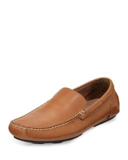 Empire Smooth Loafer, Tan/Black