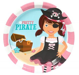 Pretty Pirates Party Dinner Plates