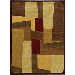 Hand knotted Mandara Multicolor Wool Rug (5 X 76)