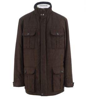 Joseph MicroSuede Quilted 3/4 Jacket JoS. A. Bank