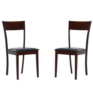 Ida Bi cast Leather Dining Room Chairs (set Of 2)