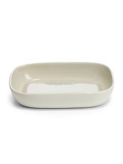 Waterworks Studio Modern Ceramic Prairie Soap Dish   No Color