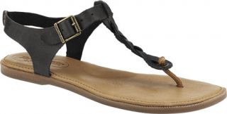 Womens Sperry Top Sider Lilli   Navy Leather Thong Sandals
