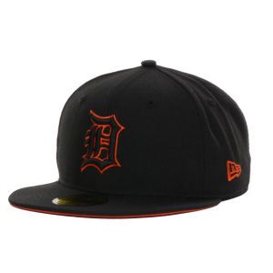 Detroit Tigers New Era MLB Black on Color 59FIFTY Cap
