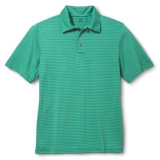 C9 By Champion Mens Advanced Duo Dry Striped Golf Polo   Vivid Teal M