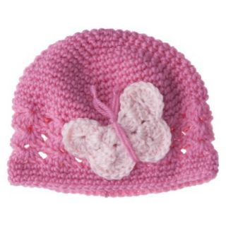 Sodorable Infant Girls Butterfly Beanie   Pink