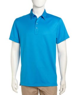 Short Sleeve Golf Shirt, Blue