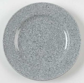 Mikasa Ultrastone Grey Salad Plate, Fine China Dinnerware   Gray Background, Bla
