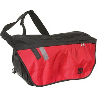 Drift Messenger Bag   Small   Black/Red