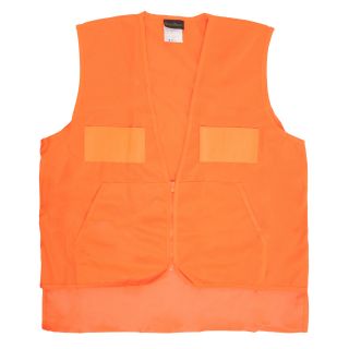 Quietwear Hunting Vest With Game Bag (Blaze Dimensions 20.5 inches long x 20 inches wideWeight 0.5 poundsBlaze nylon game pouchPockets and zipperCare instructions Machine washableModel 7005527012 )