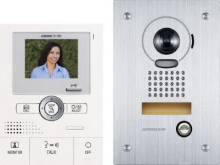 Aiphone JKS1ADF Handsfree Color Video Access Kit with Flush Mount Vandal Resistant Door Station