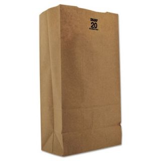 Duro Bag Duro Paper Bag GX2060 20# Natural Paper Grocery Bags, Tall