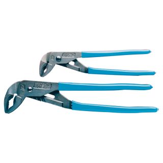 Channellock Griplock Tongue and Groove Pliers   9 1/2 Inch and 12 Inch, 2 Pc.