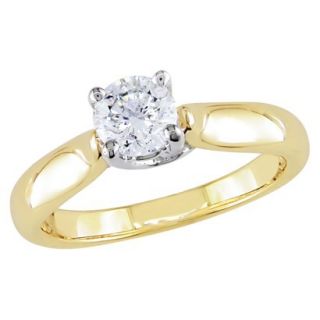 14K White Gold Carat Diamond Cocktail Ring (Size 8)