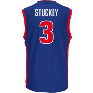 Detroit Pistons Rodney Stuckey adidas Youth NBA Revolution 30 Jersey